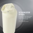 thumbnail image 5 of Thyme & Table 32oz Stainless Steel Cleo Bottle with Straw, Cream, 5 of 8