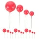 thumbnail image 1 of 20pcs mini globos topcake toppers bola pastel picks mini espuma en forma de bola toppers, 1 of 5