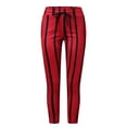 thumbnail image 5 of Pxiakgy jeans for men Sports Casual Pants Long Waist Trousers Pocket Bodybuilding Striped Men Flexible Men's pants Men Casual Pants Red + XL, 5 of 9