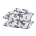 thumbnail image 3 of Great Bay Home Rustic Inspired Microfiber Sheet Set (King, Moose), 3 of 9