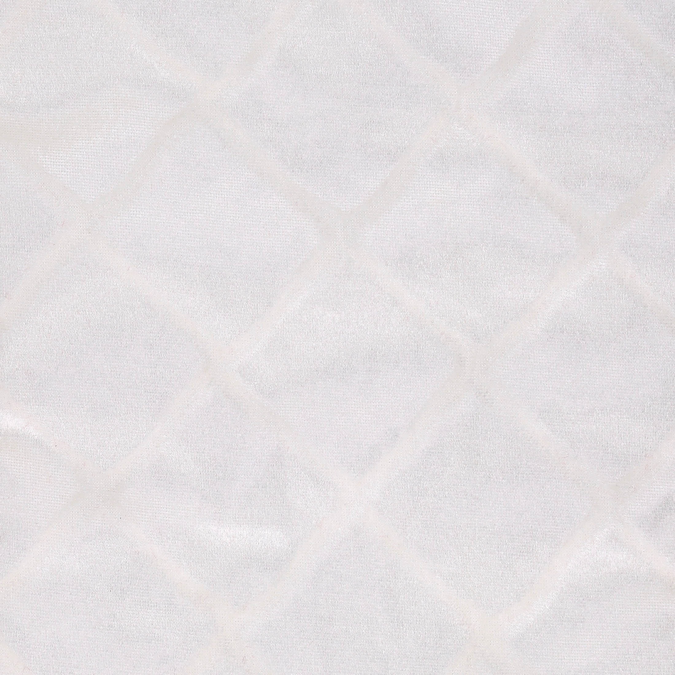 Embossed Diamond Pattern Christmas Stocking, White, 18", by Holiday Time