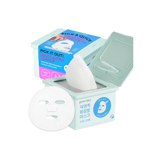Lámina de mascarilla hidratante Dewytree con ácido hialurónico, 30 hojas