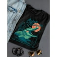 thumbnail image 3 of Cajun Country Club Alligator Tee T-shirt Women's, 3 of 3