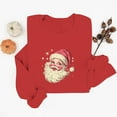 thumbnail image 4 of Women's Merry Christmas Fleece Lined Sweatshirt - Cute Tree Graphic Crewneck Long Sleeve Top, Soft Festive Winter Holiday Outfit, 4 of 6