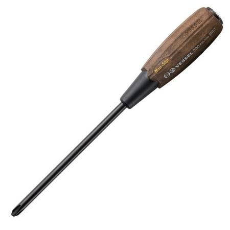

VESSEL WOOD-COMPO Non-Slip Tang-Thru Screwdriver (+3x150(6 ) 330P3150)