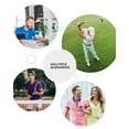 thumbnail image 4 of Polo Shirts for Men Short Sleeve UPF 30+ Summer Golf Shirt Dry Fit Print Polos Blue XL, 4 of 7