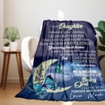 thumbnail image 2 of LHSHID Gifts for Daughter Daughter Gifts Daughter Christmas Birthday Gift Birthday Gifts for Daughter Daughter Blanket Daughter Gifts from Dad Throw Blanket 50x60in, 2 of 5