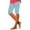 Blue 3, variant on Capri Leggings for Women Knee Length Capri Leggings Summer Cropped Pants Casual Solid Comfy Capris