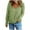 Summer01Green, variant on ylioge Long Sleeve Shirts for Women, Womens V Neck Sweatshirt Solid Color Lightweight Oversized Tops Blouses T Shirts Spring
