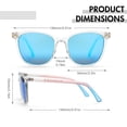thumbnail image 4 of Gafas de Sol SIPHEW Polarizadas con Espejo para Mujer UV400, 4 of 7