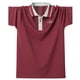 thumbnail image 1 of Bajo Camisas para Hombres de Color Sólido Manga Corta Cuello de Vuelta, Camisa de Blusa Casual para el Uso Diario, 1 of 9