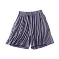 thumbnail image 2 of Chbgutlmr Lounge Shorts for Women Elastic Waist Wide Leg Shorts Casual Comfy Summer Pajama Shorts with Pockets, 2 of 5