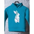 thumbnail image 3 of Bunny Watercolor Style Hoodie Toddler -Image by Shutterstock,  2 Toddler, 3 of 4