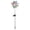 Silver-1PC, variant on Solar Windmill Garden Stake Lights with Color Changing LED, Waterproof Outdoor Kinetic Wind Spinner for Yard Patio and Holiday Decor
