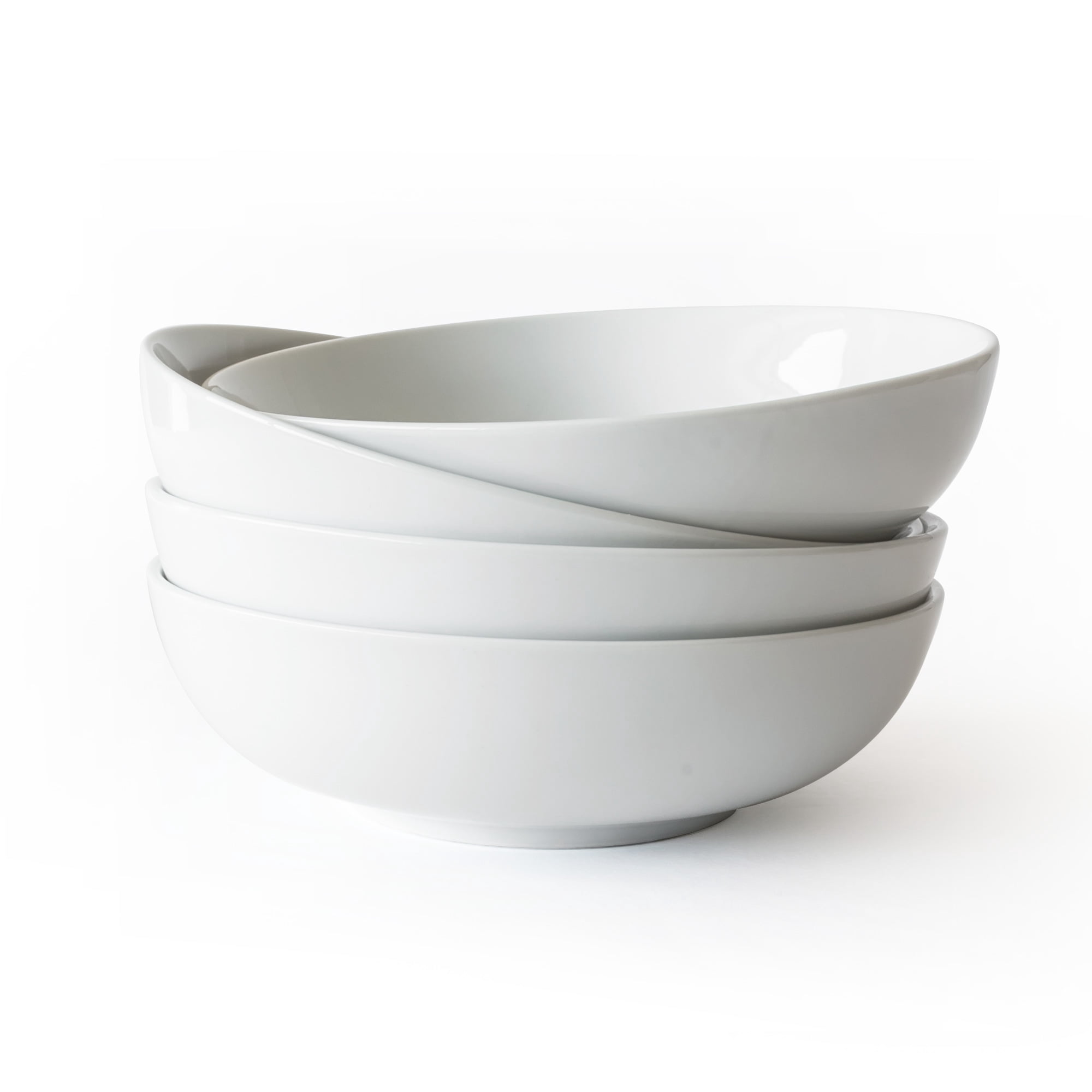 Better Homes & Gardens Set of 4 Low Bowls, Porcelain