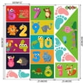 thumbnail image 3 of Paquete De 3 Pegatinas De Decoración De Suelo De Juego De Rayuela, Decoración Creativa De Dibujos Animados, Pegatina De Pared, Pegatinas De Pared De Juego De Cuadrícula Digital Diy Vogacara HA036685-00, 3 of 6