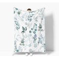 thumbnail image 2 of Sage Green Throw Blanket, Spring Throw Blanket for Couch Bed, Eucalyptus Leaves Floral Fleece Blanket, Camping Throw Blanket, Lightweight Soft Warm Cozy Blanket Plush Travel Throws ​Blankets,50"x60", 2 of 6