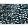 thumbnail image 4 of Ambesonne Geometric Quilted Bedspread Set 3 Pcs, Nature Inspried Bloom, King Size, Blue Cream Black, 4 of 5