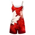 thumbnail image 4 of Combinaison Courte Femme Été Décontractée Mode Imprimée avec Poches Combinaison Short, 4 of 5