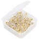 thumbnail image 1 of 100Pcs Earring Backs Replacement Pierced Backing Stopper Boxed DIY Material Jewelry Accessories------Product code 61434, 1 of 5