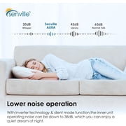 Senville 28000 BTU Mini Split Air Conditioner & Heat Pump Tri-Zone White