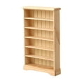 thumbnail image 3 of Kokiya 1/12 Dollhouse Miniatures Bookcase Gift Mini Furniture for Dollhouse Balcony Log Color, 3 of 9