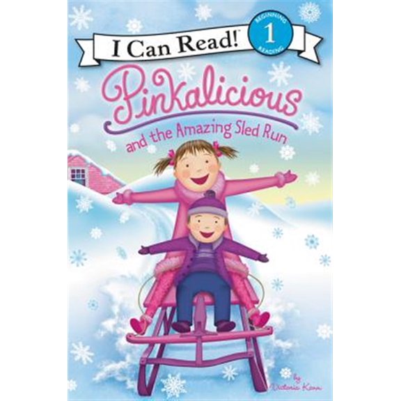 Pre-Owned Pinkalicious and the Amazing Sled Run: A Winter and Holiday Book for Kids (Paperback) 0062566962 9780062566966