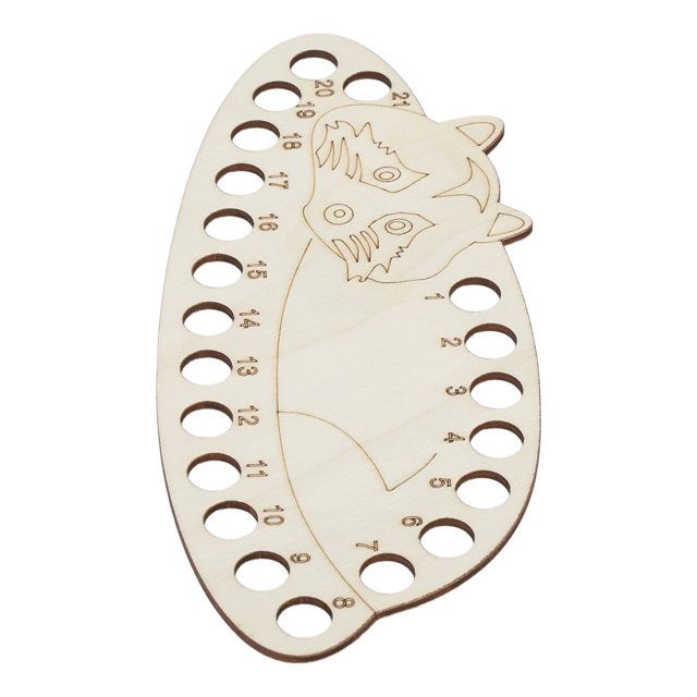 Soporte De Hilo De Punto De Cruz De Madera, Forma De Animal Lindo, Tablero Organizador De Hilo De Bordar Portátil Con Gran Capacidad Para Costura