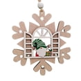 thumbnail image 2 of Hbdhejl Christmas Tree Wooden Craft Decorations With Window Opening Old Man Design For Halloween, 2 of 8