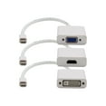 thumbnail image 1 of AddOn 5 Pack 8in Mini-DP to VGA Adapter Cable - Video converter - DisplayPort - VGA - white - with Mini DisplayPort-HDMI cable, Mini DisplayPort-DVI cable, 1 of 3