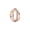 Gold, variant on Rose Gold Pave Interlaced Three Ring Stacking Ring Womens Copper Silver Alloy Geometric Ring Fan Logo Inlay Gems