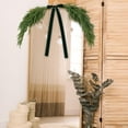 thumbnail image 5 of Guvpev 2.6FT Christmas Mirror Garland Artificial Norfolk Pine Swag for Mirror with Dark Green Velvet Bow Faux Greenery Garlands Christmas Wreath for Xmas Home Door Mailbox Indoor Fireplace Decor, 5 of 6