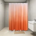 thumbnail image 4 of Waterproof Gradient Shower Curtain 180x180 cm, EVA Fabric, Multicolor, Washable, Rust-Resistant Metal Rings, Decorative Bathroom Curtain with Weighted Hem, 4 of 6