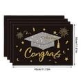 thumbnail image 3 of Graduation Party Decorations Table Placemats for Celebration Kitchen Dining Polyester Fiber Design, 3 of 5