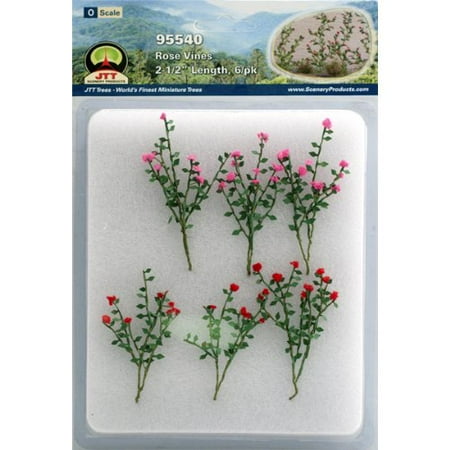 - Flowering Plants Rose Vines O Scale Hobby Train Sceneries, O scale; 2.5 Length By JTT Scenery Products