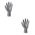 thumbnail image 4 of Soidarity Male Mannequin Hand Men's Hand Displays Bracelet Holder Jewelry Organizer Gris Izquierda 2piezas, 4 of 4