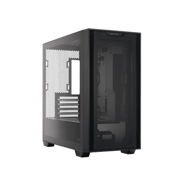 ASUS A21/BLK// Micro ATX Computer Case Steel / Plastic / Tempered Glass-Black