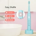 thumbnail image 5 of RKSTN Electric Toothbrush Electric Toothbrush Blue with Charging Base + 4 Brush Heads + USB Cable Kitchen Gadgets, 5 of 5