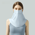 thumbnail image 3 of Máscara de protección solar sin costuras para mujer, de alto valor estético, para primavera y verano, protección UV, para rostro completo, para ojos y exteriores, 3 of 4