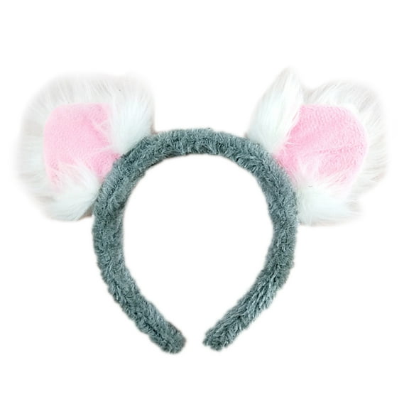 Acahhotxx Heads Band, Koala Headband Ear Hair Animal Headdress Decorative Ornament for Kid Girl Boys Festival Holiday Party Decoration