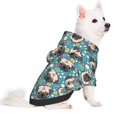 thumbnail image 2 of Balery PUG HEAD And Flower Sudadera con Capucha para Perros Pequeños – Ropa para Mascotas, Disfraz para Perros y Gatos, Ideal para Fiestas y Cosplay-XX-Large, 2 of 7