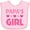 AD-Pink, variant on Inktastic Papas Girl Granddaughter Girls Baby Bib