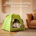 thumbnail image 6 of Foldable Mini Cat Tent Indoor, Portable Foldable Pet Tent Bed for Cats and Small Dogs, Lightweight Kitten Nest for Living Room Backyard Camping,Soft Cushion, 6 of 8