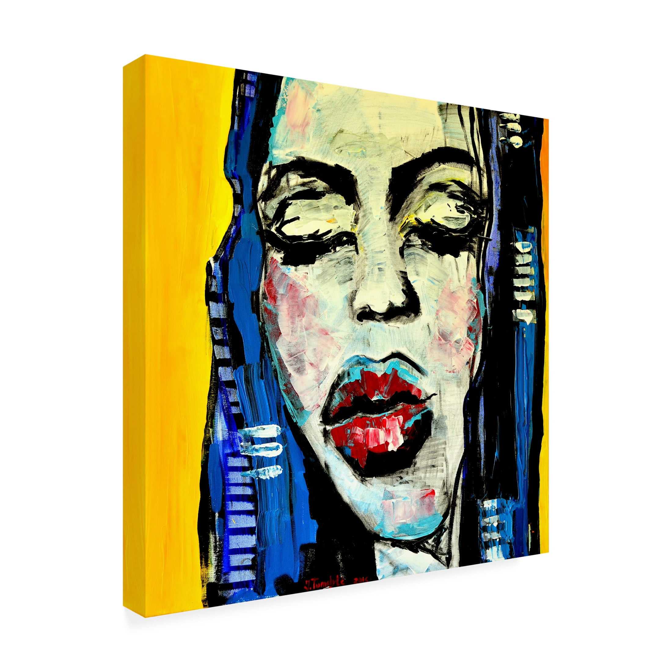 Trademark Fine Art Julija Belickien? Magdalena or waiting room Canvas Wall Art