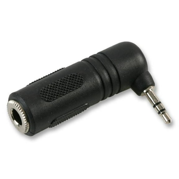 PRO SIGNAL - Jack Adaptor, 6.35mm Stereo to 3.5mm Stereo, 90 Degree