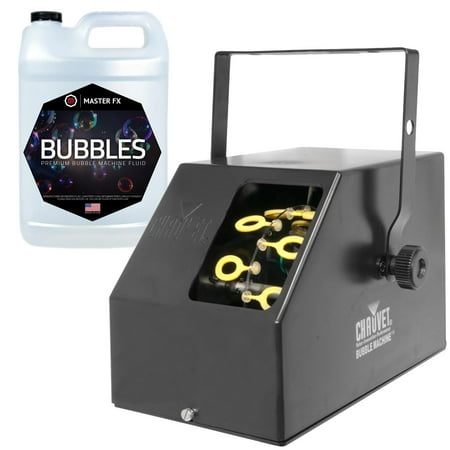 Chauvet DJ B-250 Bubble Machine with Master FX BF-PB-1 Bubble Machine Fluid (1 Gallon) Package