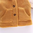 thumbnail image 5 of GiLiling Toddler Boys Girls Fleece Vest Kids Polar Fleece Zipper Jacket Sleevless Fall Winter Warm Outerwear with Pockets (Yellow, 5-6 Years), 5 of 7