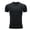 Black, variant on Gym Shirts Men Funny,Men's Compression Shirts Short Sleeve Quick Dry Sports Athletic Workout Base Layer Undershirt T-Shirt Tops