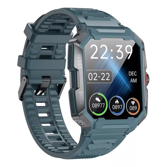 Smart Watch Reloj Ak47 Fralugio Rough Sport Hr 24hr Spo2 Hd Azul Fralugio Sport