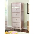 thumbnail image 5 of Furniture of America Appell Wood Swivel Chest with Mirror in Rose Gold, 5 of 5